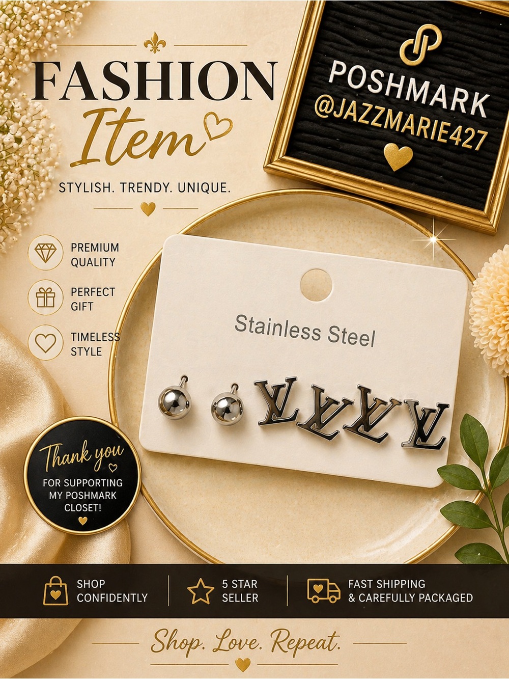 🔥🔥🔥3 Earrings Fashion Set-Silver🔥🔥🔥
